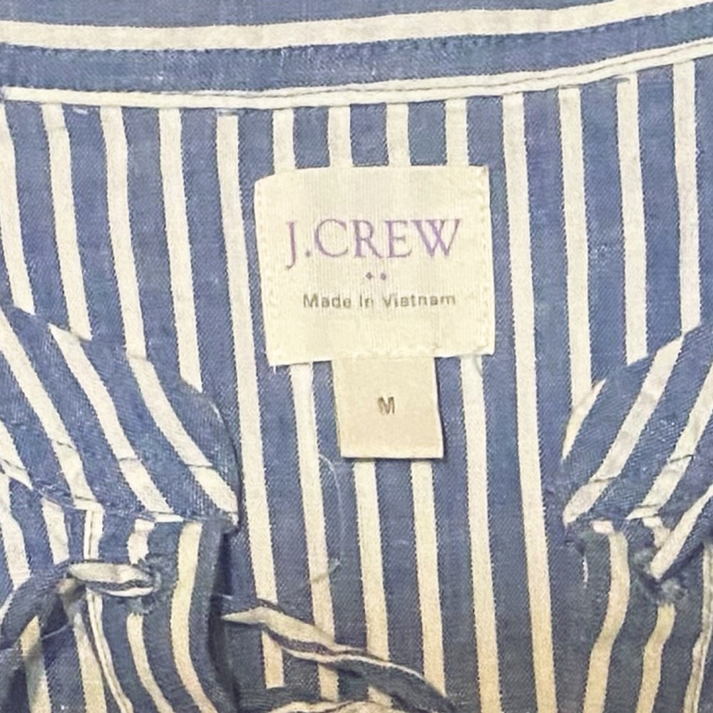 JCrew Linen Shirt - Picture 6 of 7
